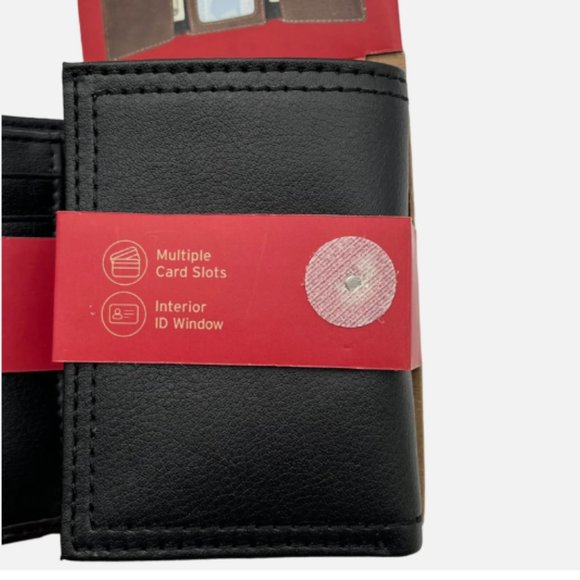 Levi's Men's Trifold Wallet RFID-Blocking Maximum-Capacity Black Gift Boxed - Picture 10 of 10